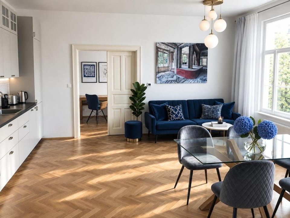 Elegant 75 m2 Apartment with Vltava River Views Apartment in Prague
