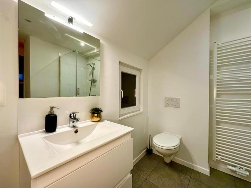 Shower, Toilet, Bathroom, towels