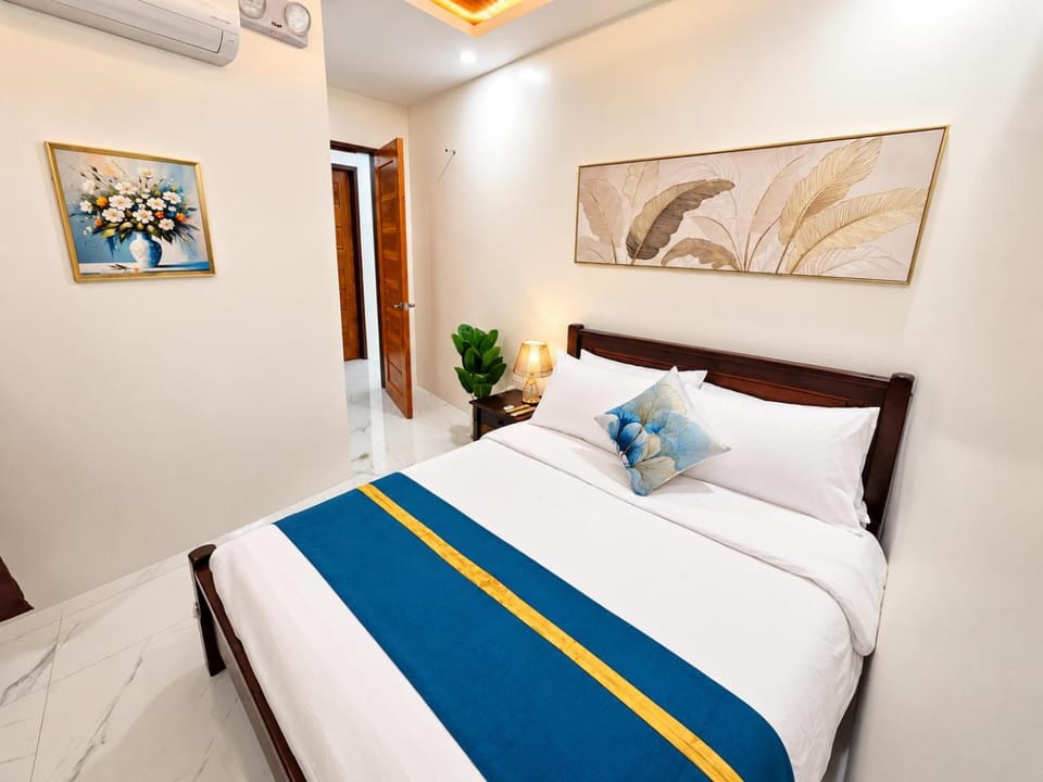 Bed, Bedroom, air conditioner