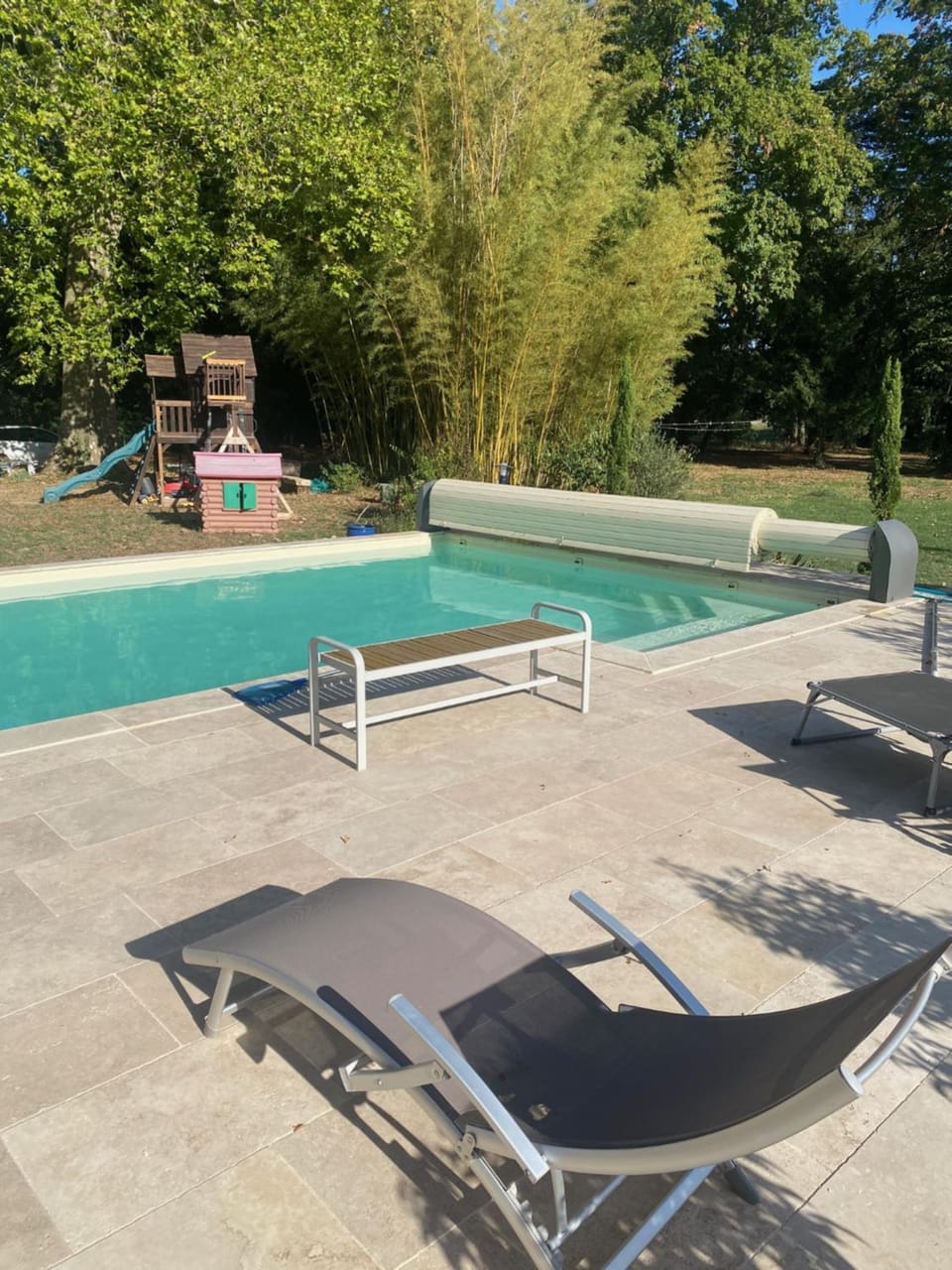 Children play ground, Garden, Pool view