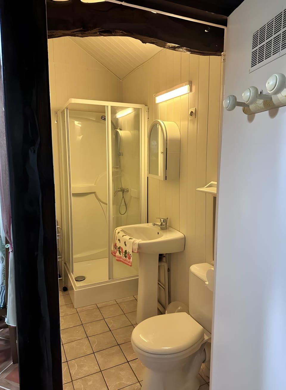 Bathroom, Living room