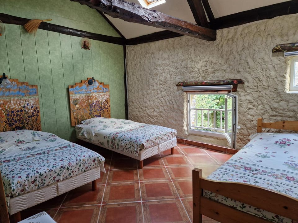 Property building, Living room, Bedroom