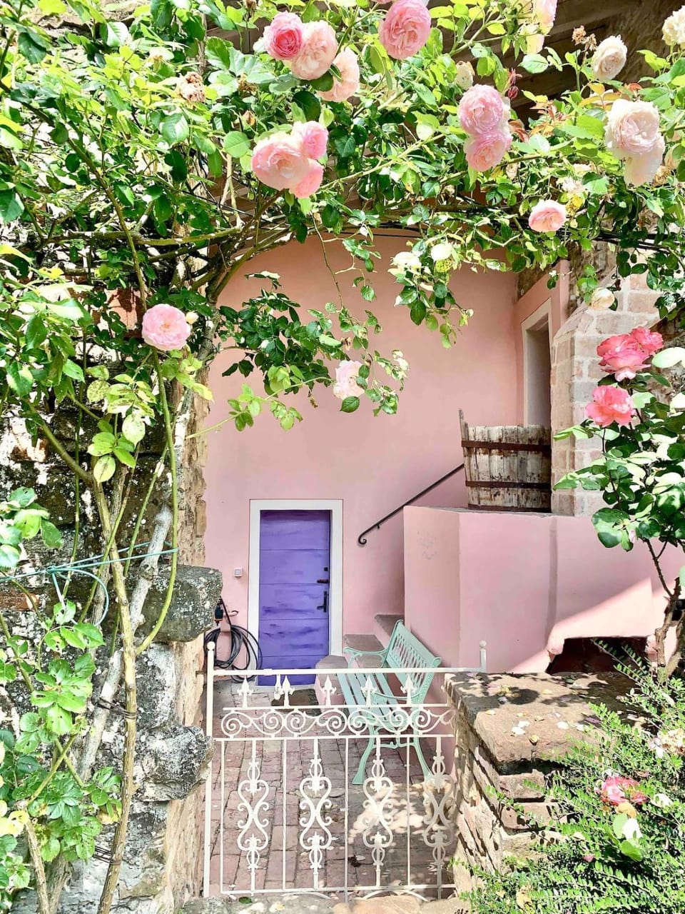 Property building, Spring, Garden view