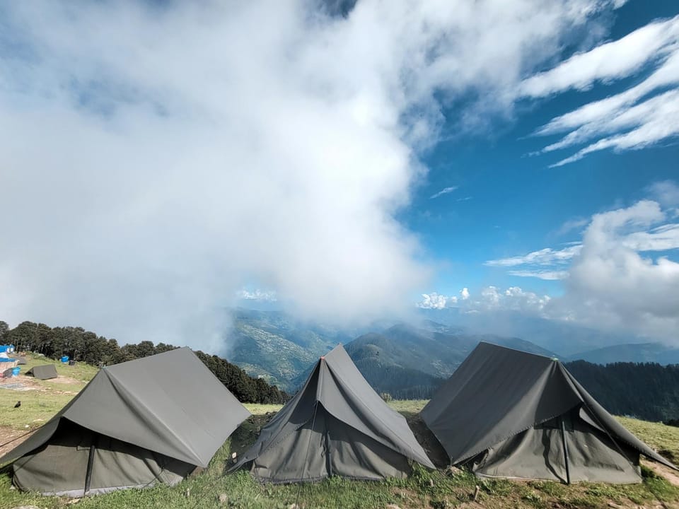 Misty Mountain Camping Luxury tent in Himachal Pradesh