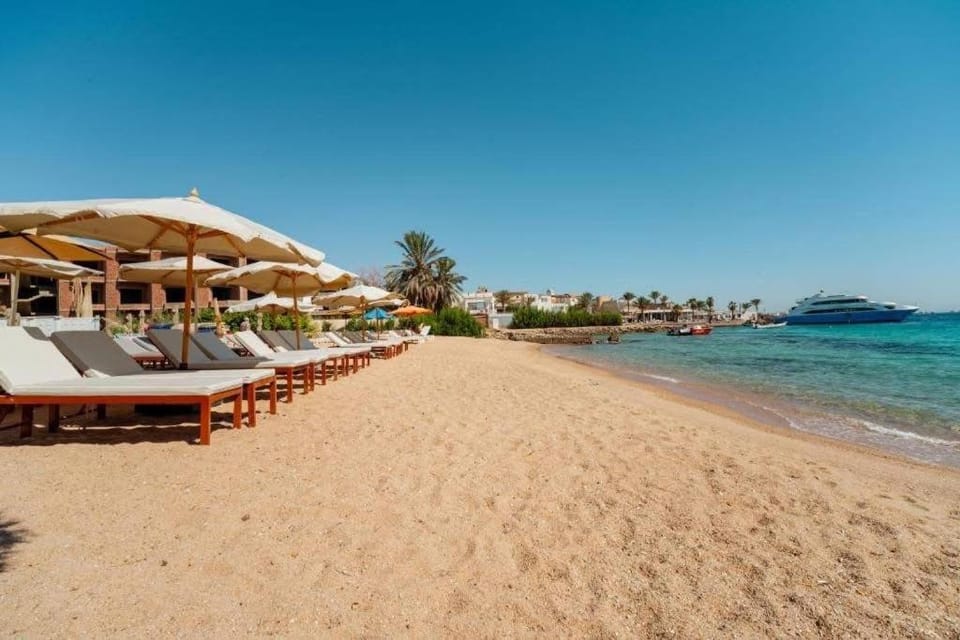 Day, Beach, sunbed