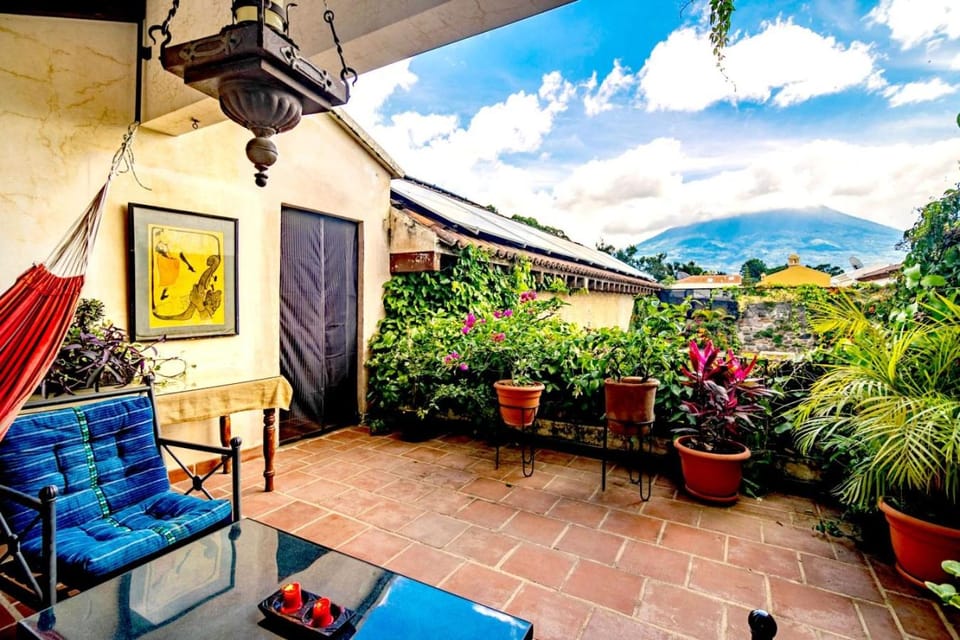 Unique Central Beautiful home views to die for from Balcony Villa in Antigua Guatemala