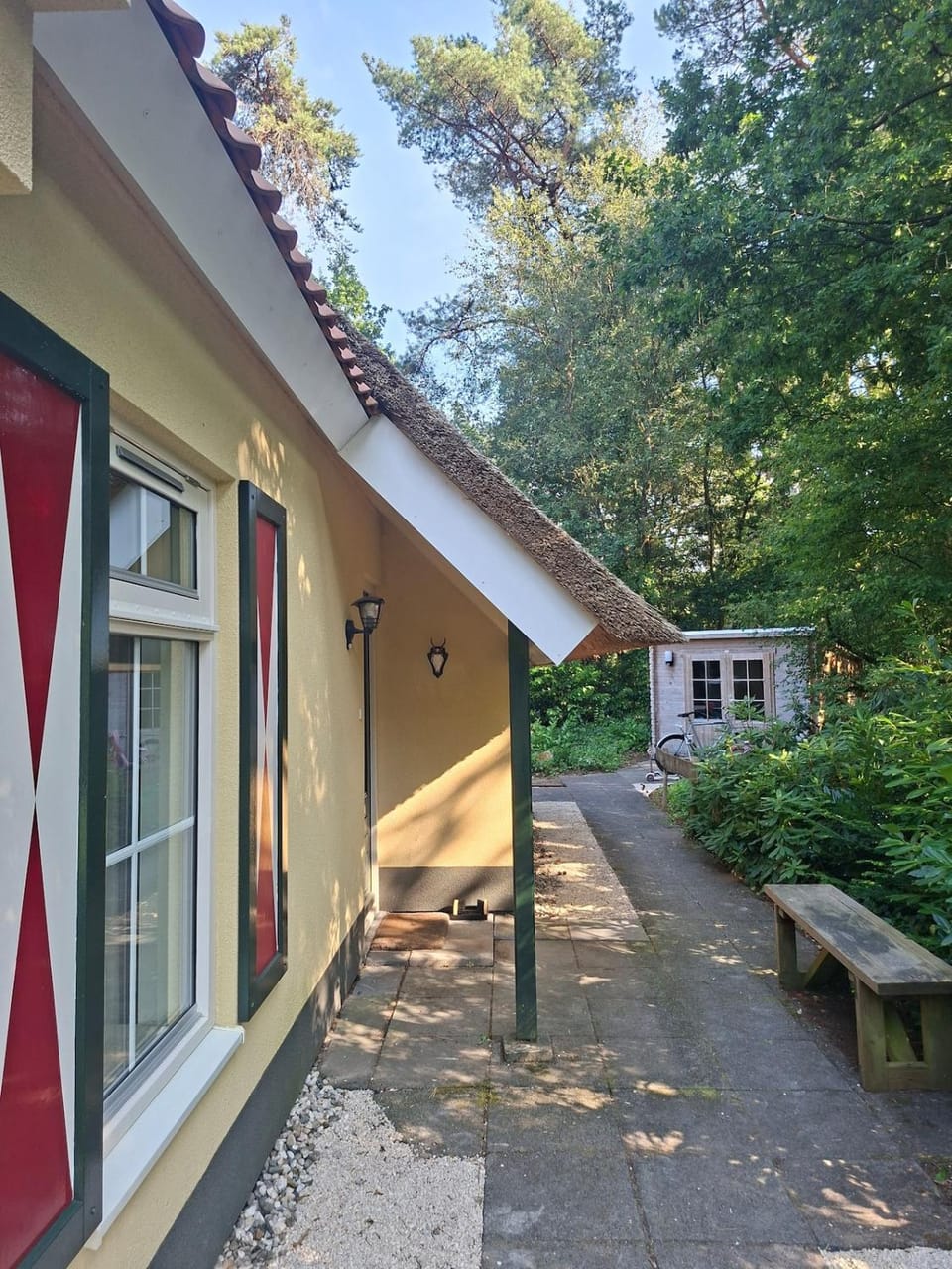 Property building, Garden view
