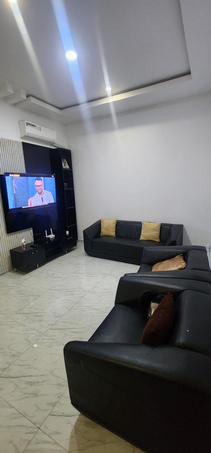 4 Bedroom and 2 living room with kitchen at VGC Bed and Breakfast in Lagos, Nigeria