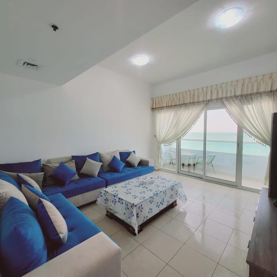 Living room, Seating area, Sea view