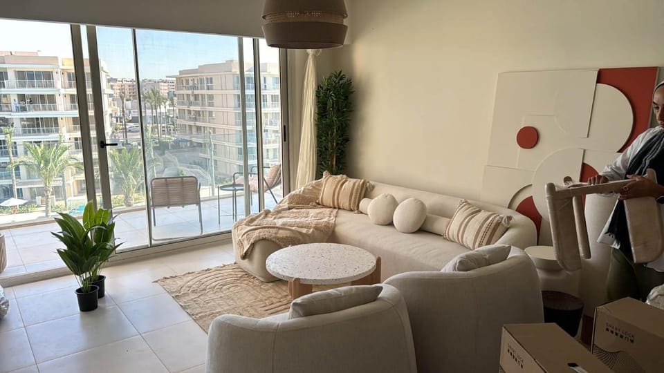 شاليه مراسي اطلاله علي حمام السباحه Marassi Chalet with a view of the swimming pool Apartment in Egypt