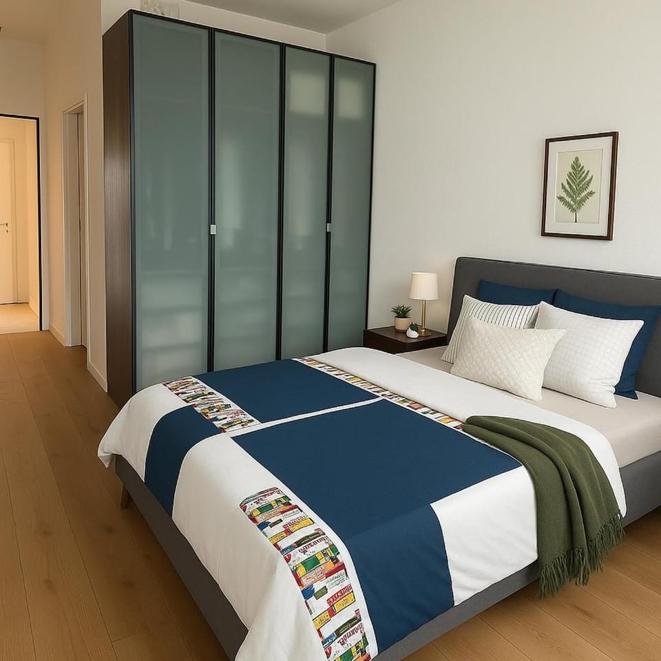 Bed, Bedroom, wardrobe