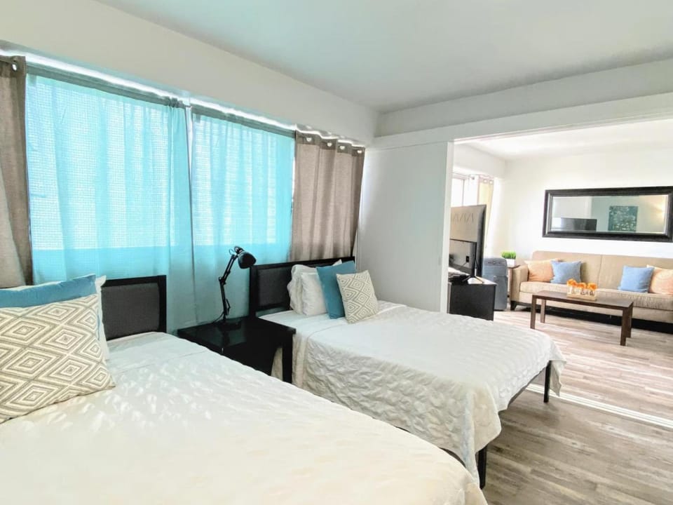 Living room, Bedroom