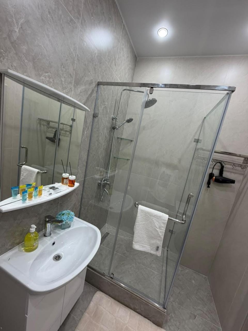 Shower, Toilet, Bathroom, towels