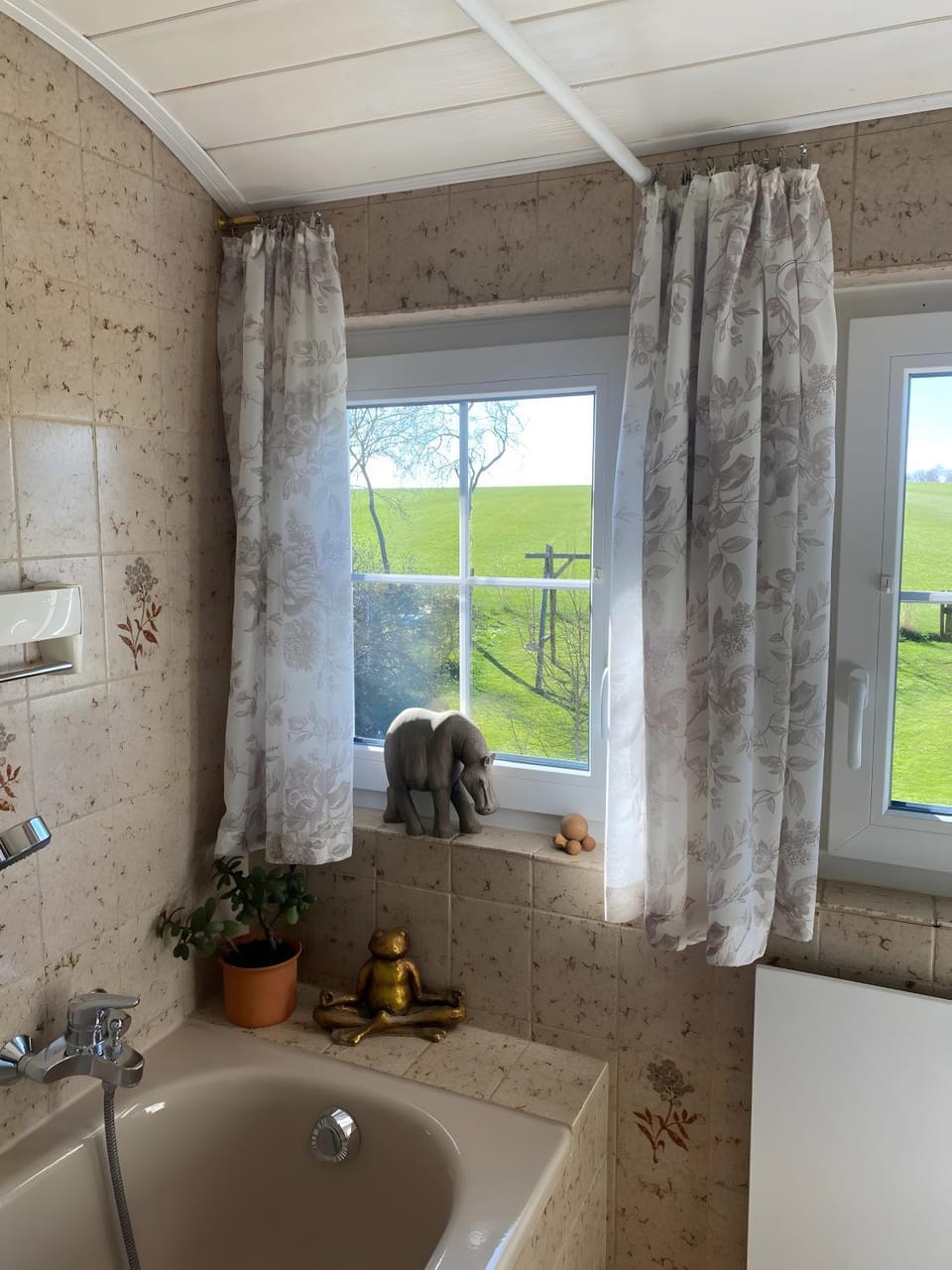 Bathroom, Living room