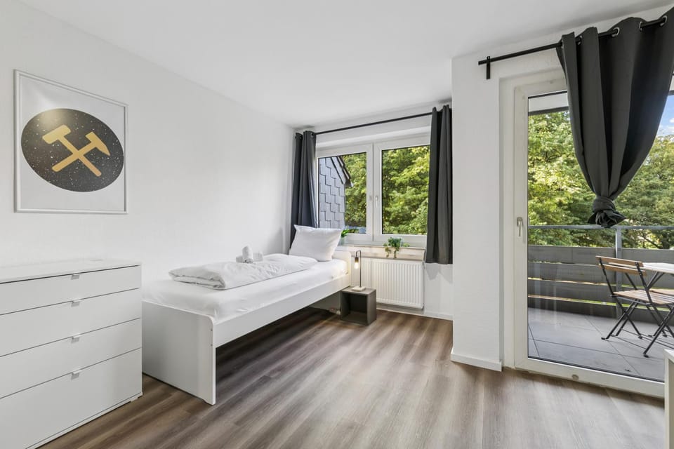 Apartment Herne mit 2 Einzelbetten und Balkon Apartment in Herne