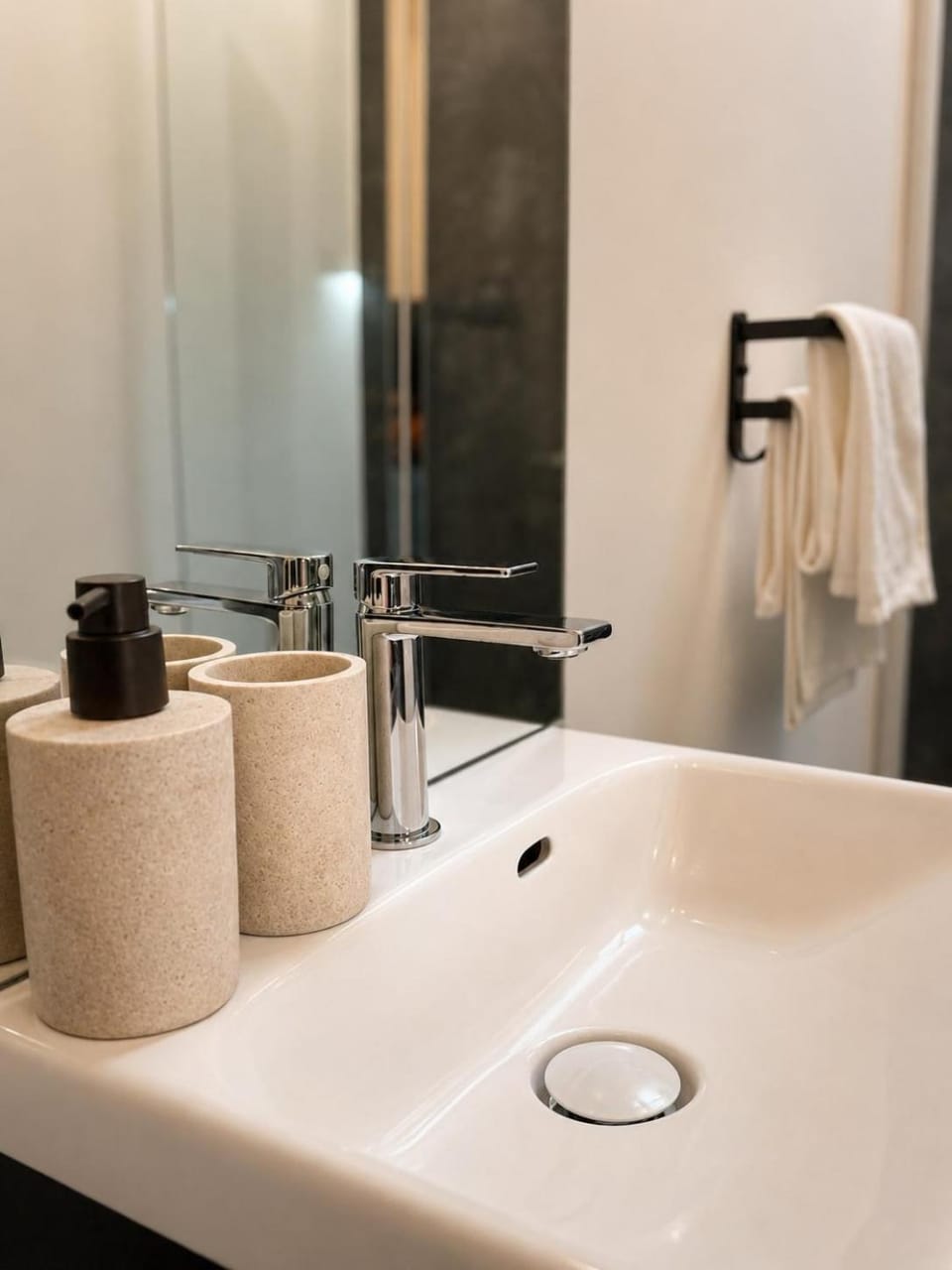 Bathroom, furniture, towels