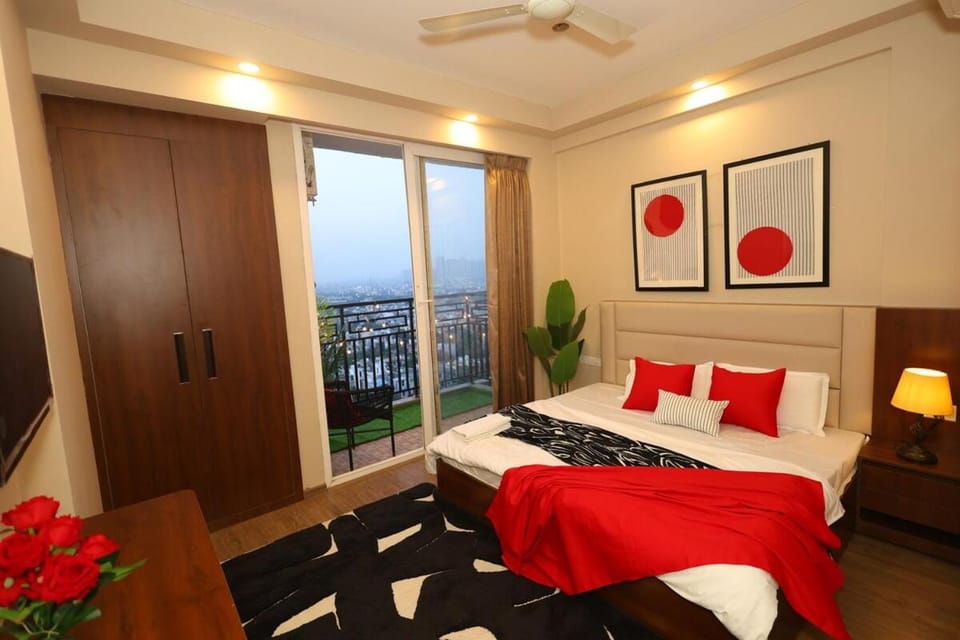Nestia by Eclat l Stay Near Expo Mart & Metro l Pari Chawk Apartment in Uttar Pradesh