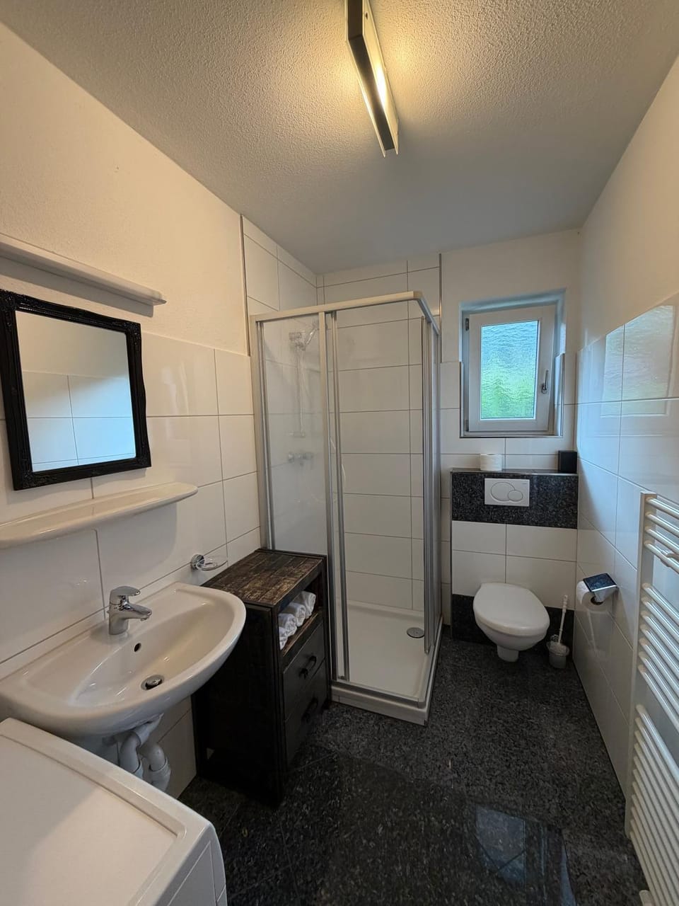 Bathroom, Living room