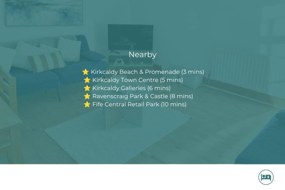 Elegant 2-Bedroom Flat near Dunfermline - Sleeps 6 Apartment in Kirkcaldy