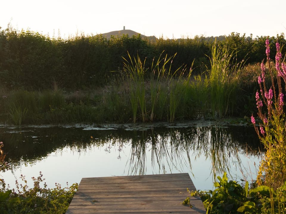 Natural landscape, Lake view