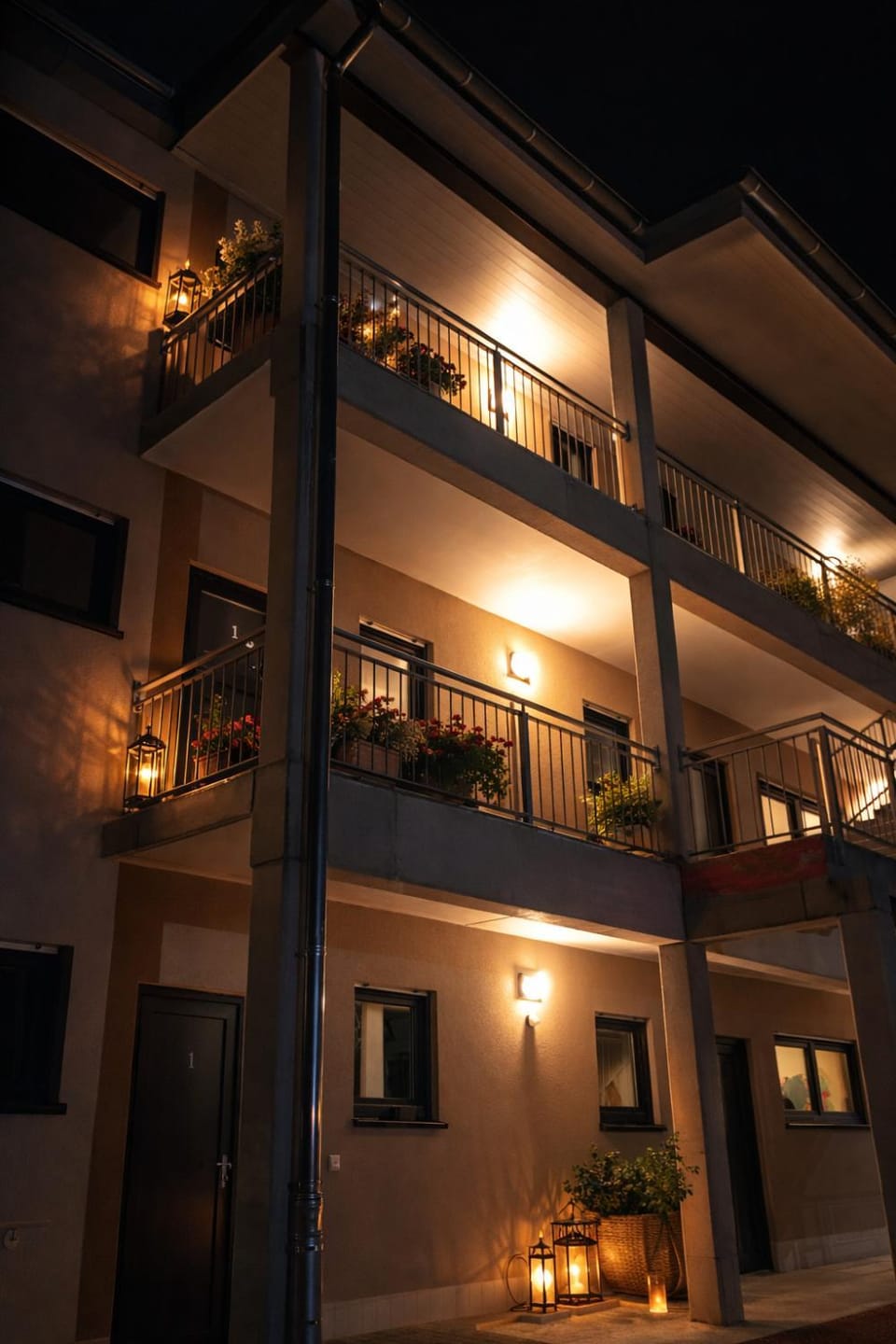 Property building, Night