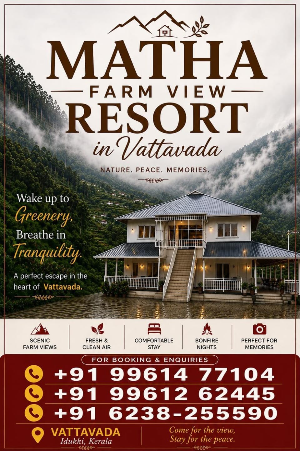 Matha Farm View Apartment in Kerala