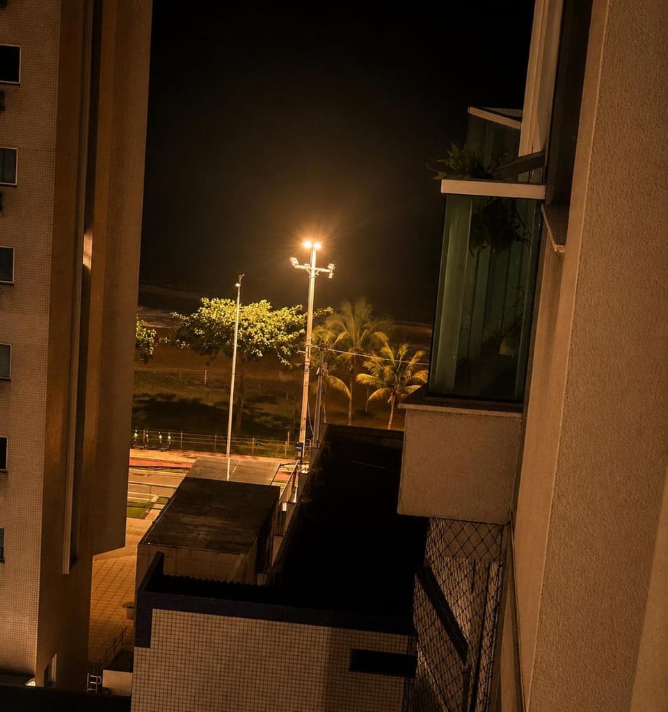 Night, View (from property/room), Balcony/Terrace