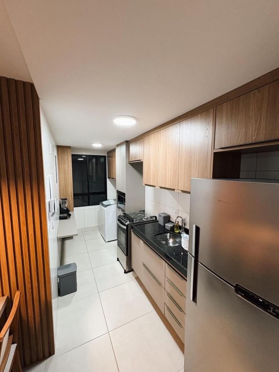 Kitchen or kitchenette, oven, stove