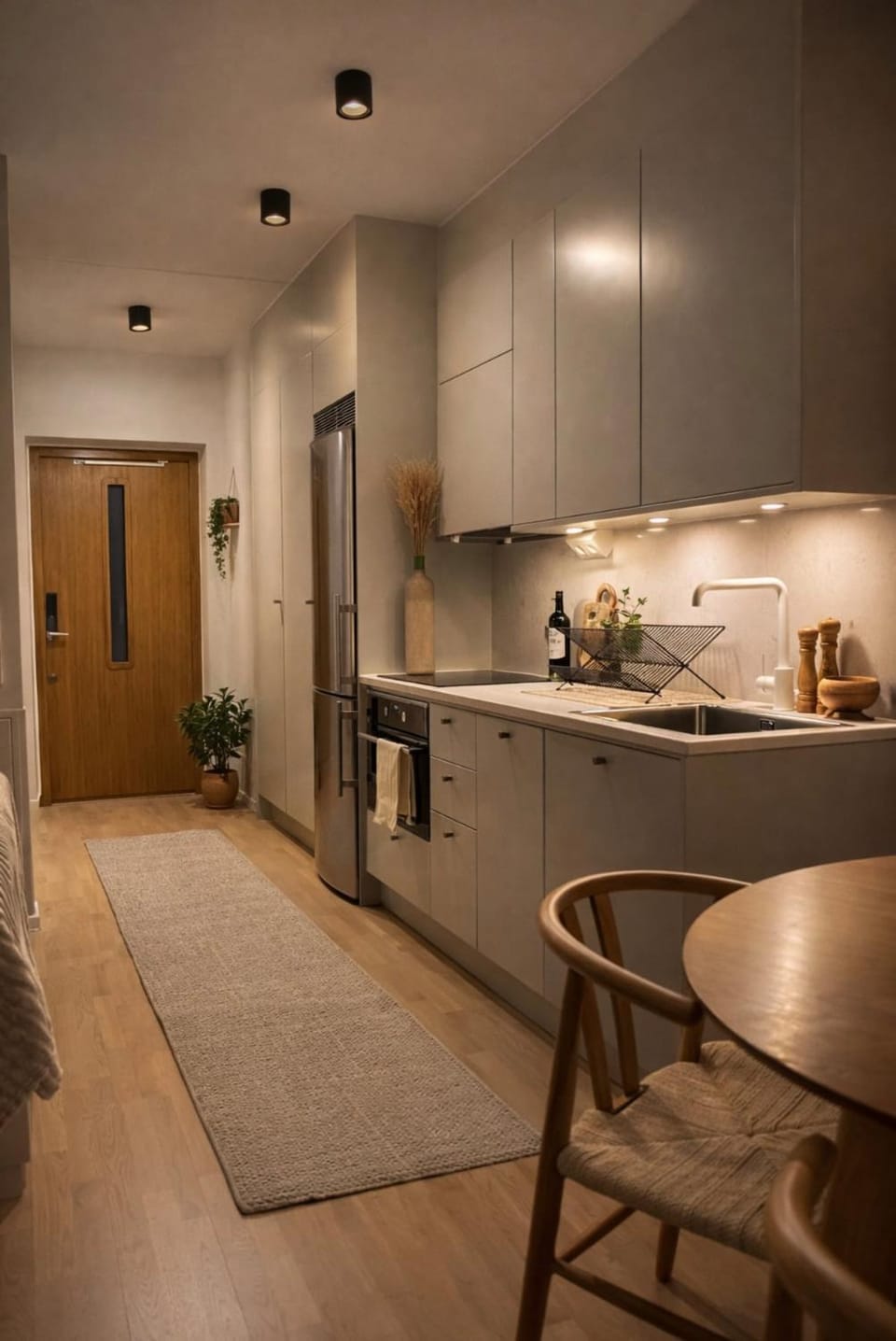 Modern studio apartment with balcony in Stockholm City Apartment in Solna