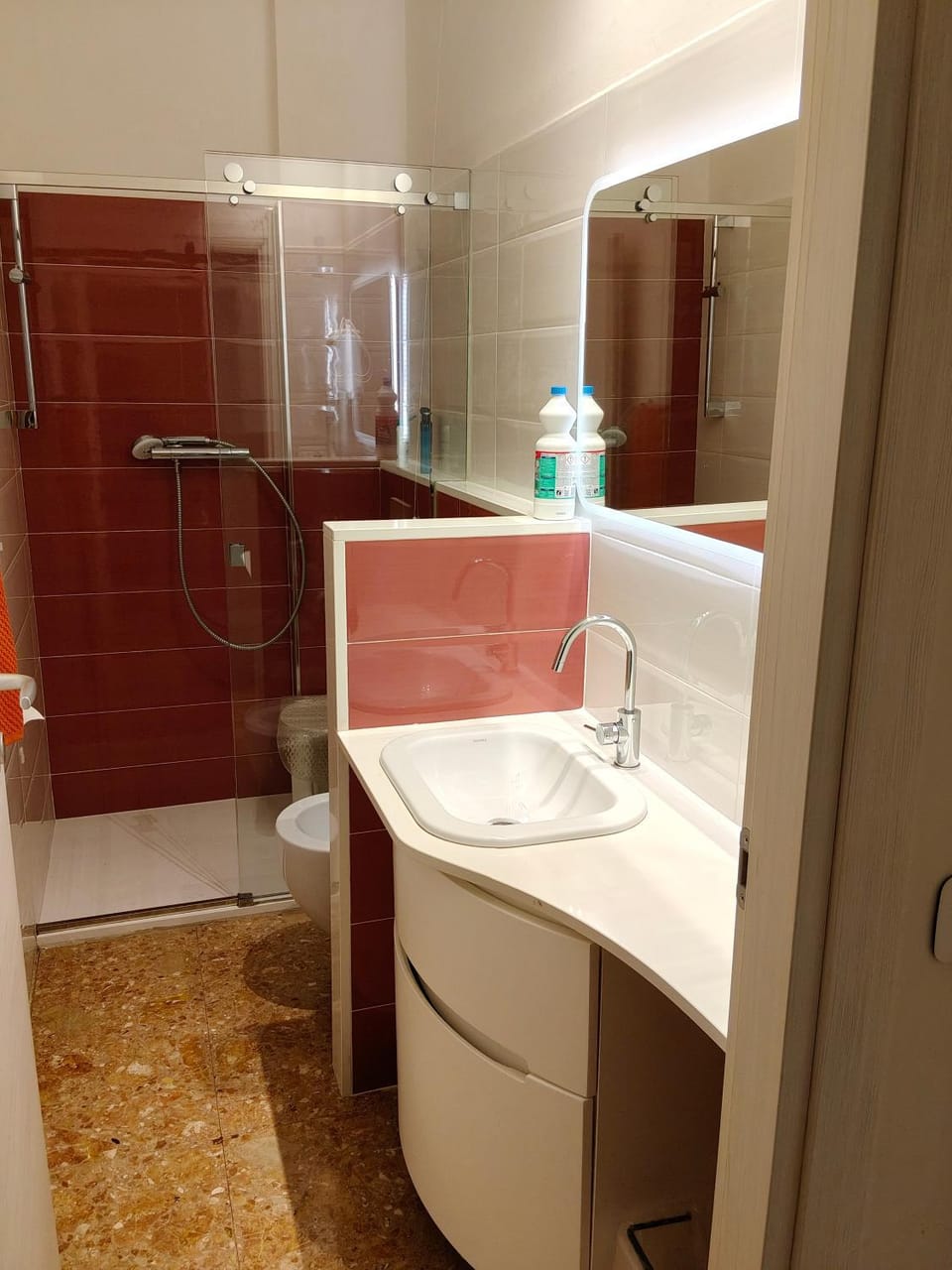 Bathroom, Living room