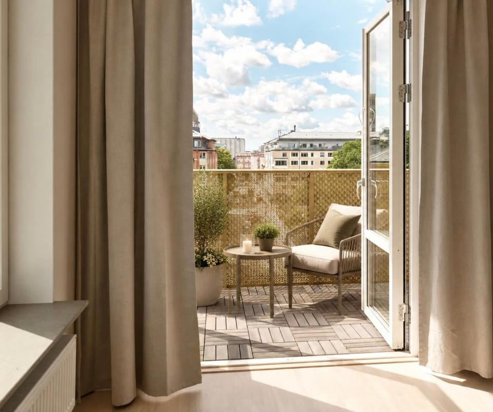 Exclusive apartment in Stockholm City with balcony Apartment in Stockholm