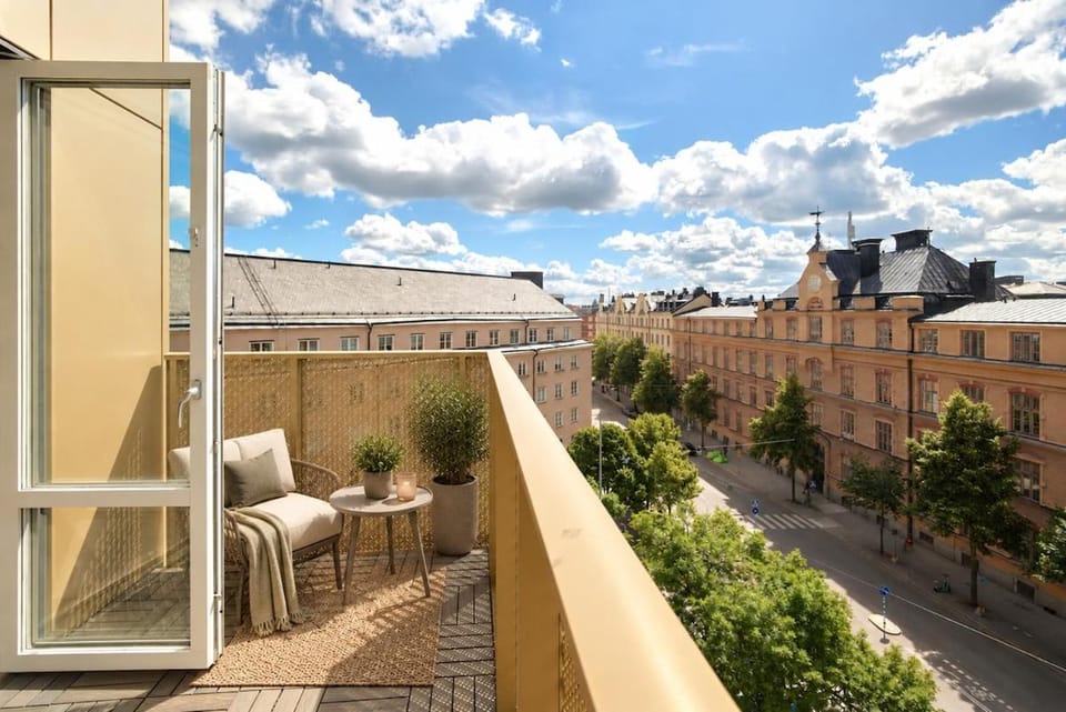 Exclusive apartment in Stockholm City with balcony Apartment in Stockholm