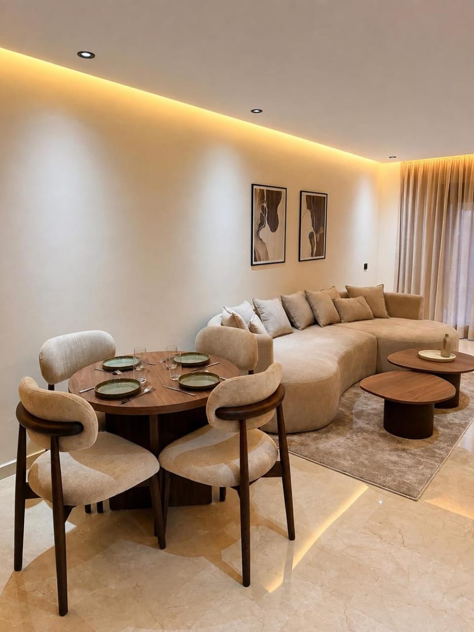 Modern cozy space with private terrace - Palmier Apartment in Casablanca