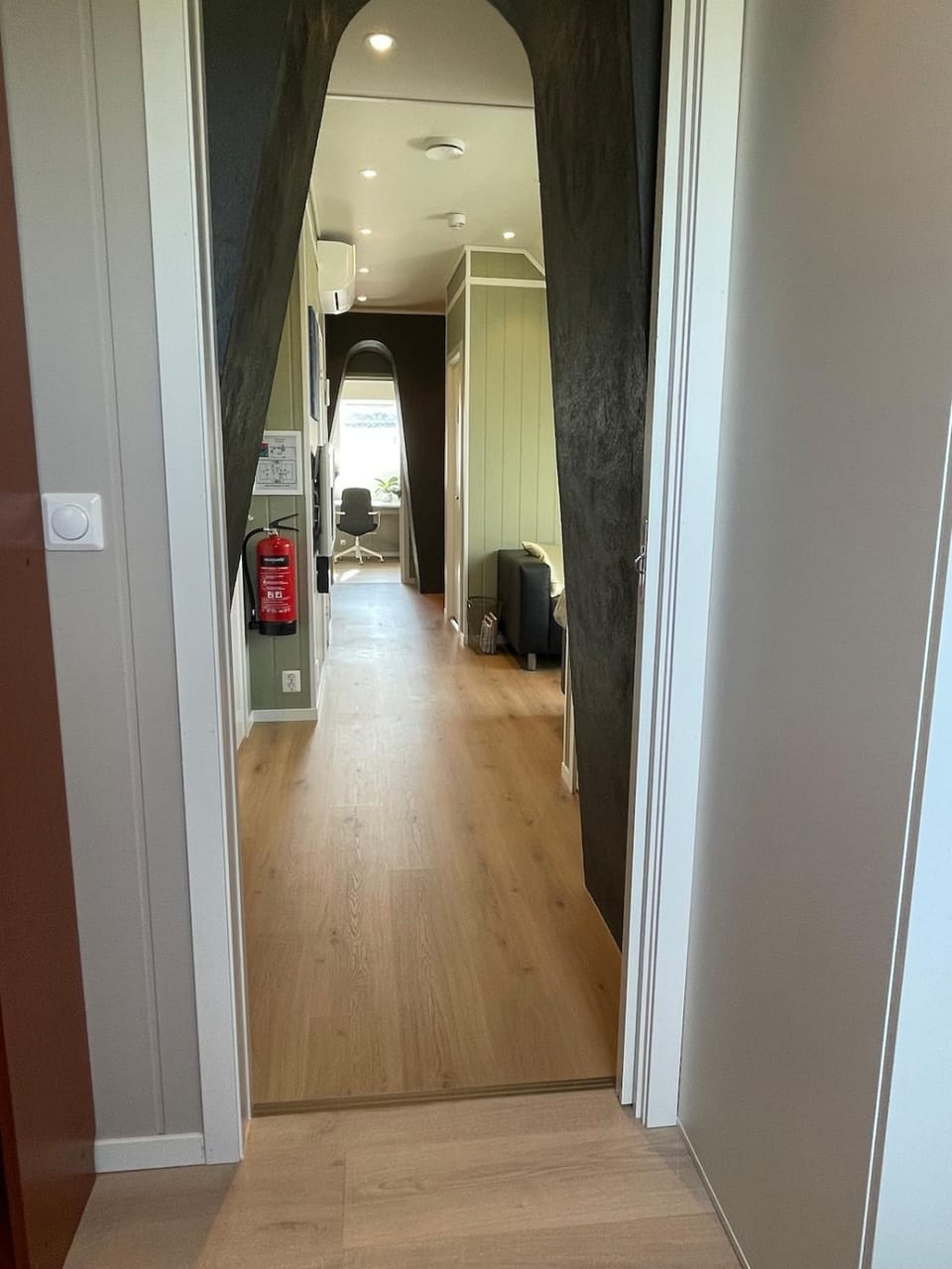 Penthouse, sea view, quiet and central, free parking Apartment in Trondheim
