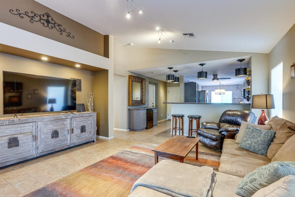 3 Mi to Surprise Stadium! Extended Poolside Stay House in Surprise
