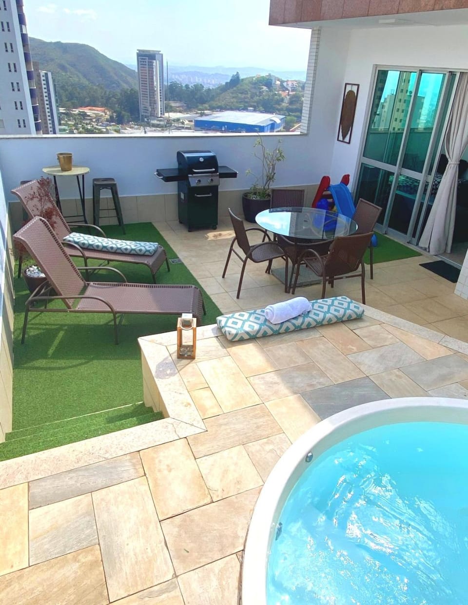Cobertura Espetacular no Belvedere com Jacuzzi e Vista Panorâmica Apartment in Belo Horizonte