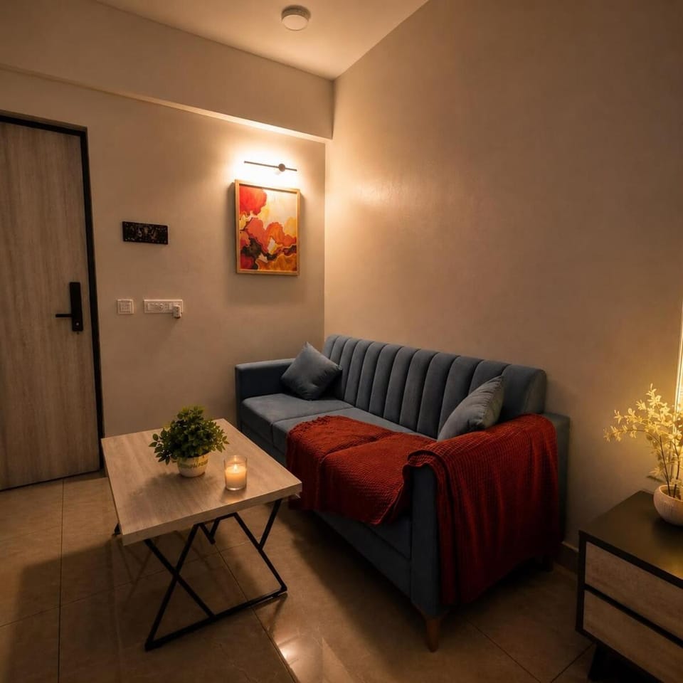 BLUE IRIS - Luxury ROOM, onsite swimming pool and 15 min from airport, Jaipur Apartment in Jaipur