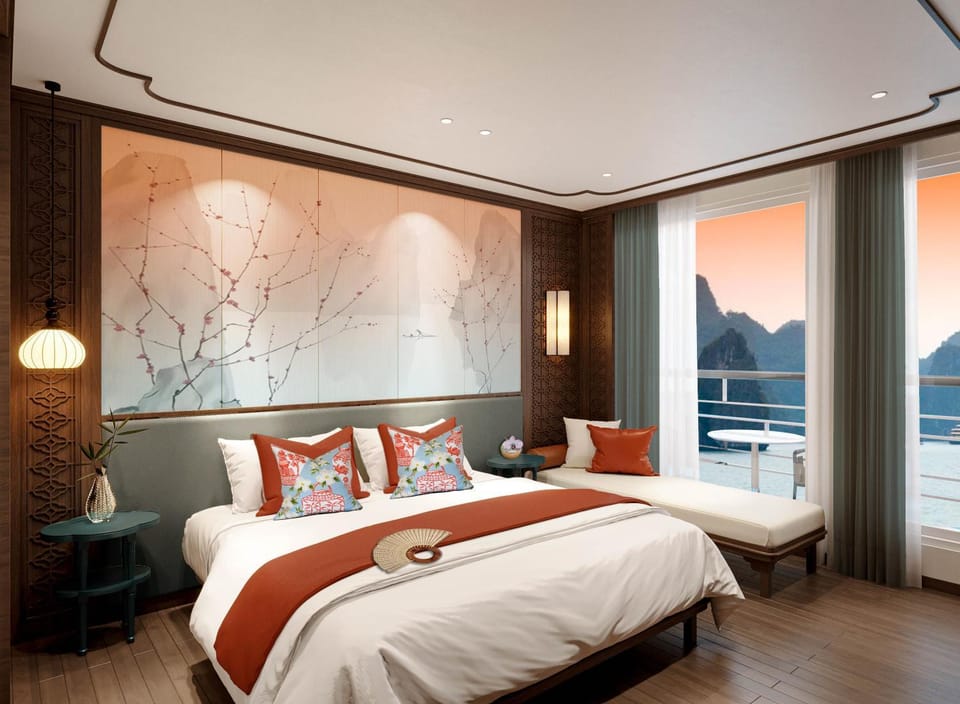 Bed, Natural landscape, Photo of the whole room, Bedroom