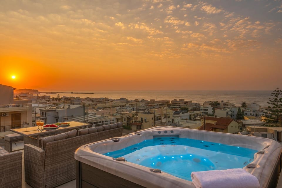 Day, Hot Tub, Sea view, Sunset
