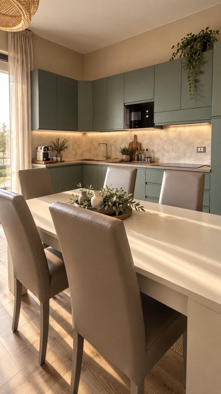 Kitchen or kitchenette, Dining area