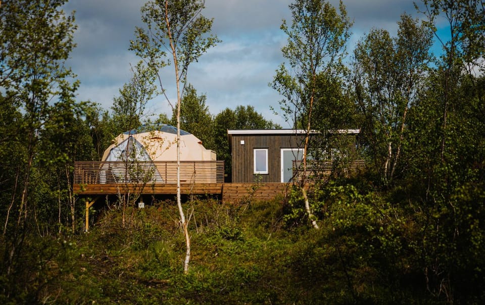 Northern Lights Glamping near Bodø Luxury tent in Nordland, Norway