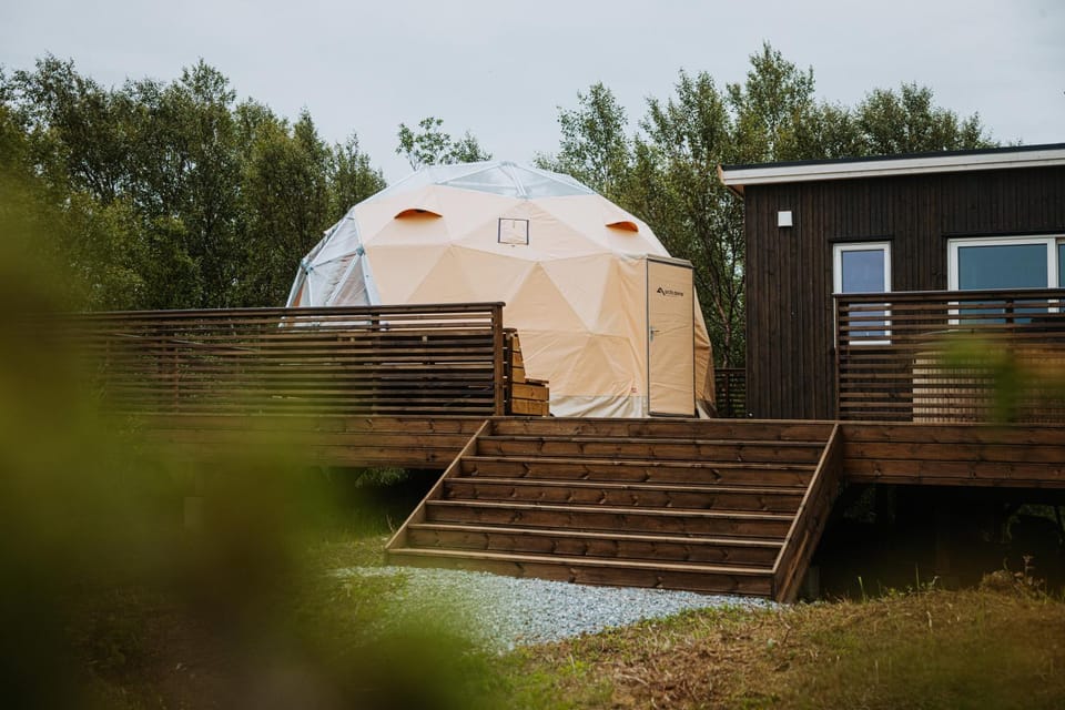 Northern Lights Glamping near Bodø Luxury tent in Nordland, Norway