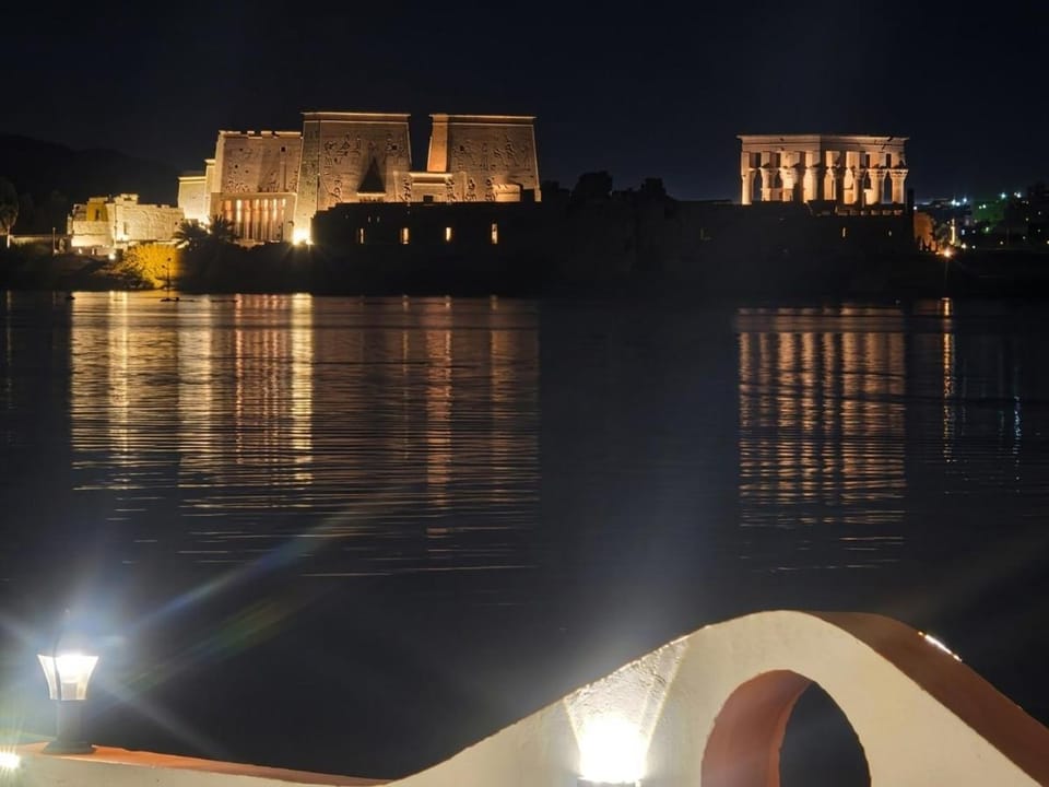 Nearby landmark, Night, Natural landscape, Landmark view, River view