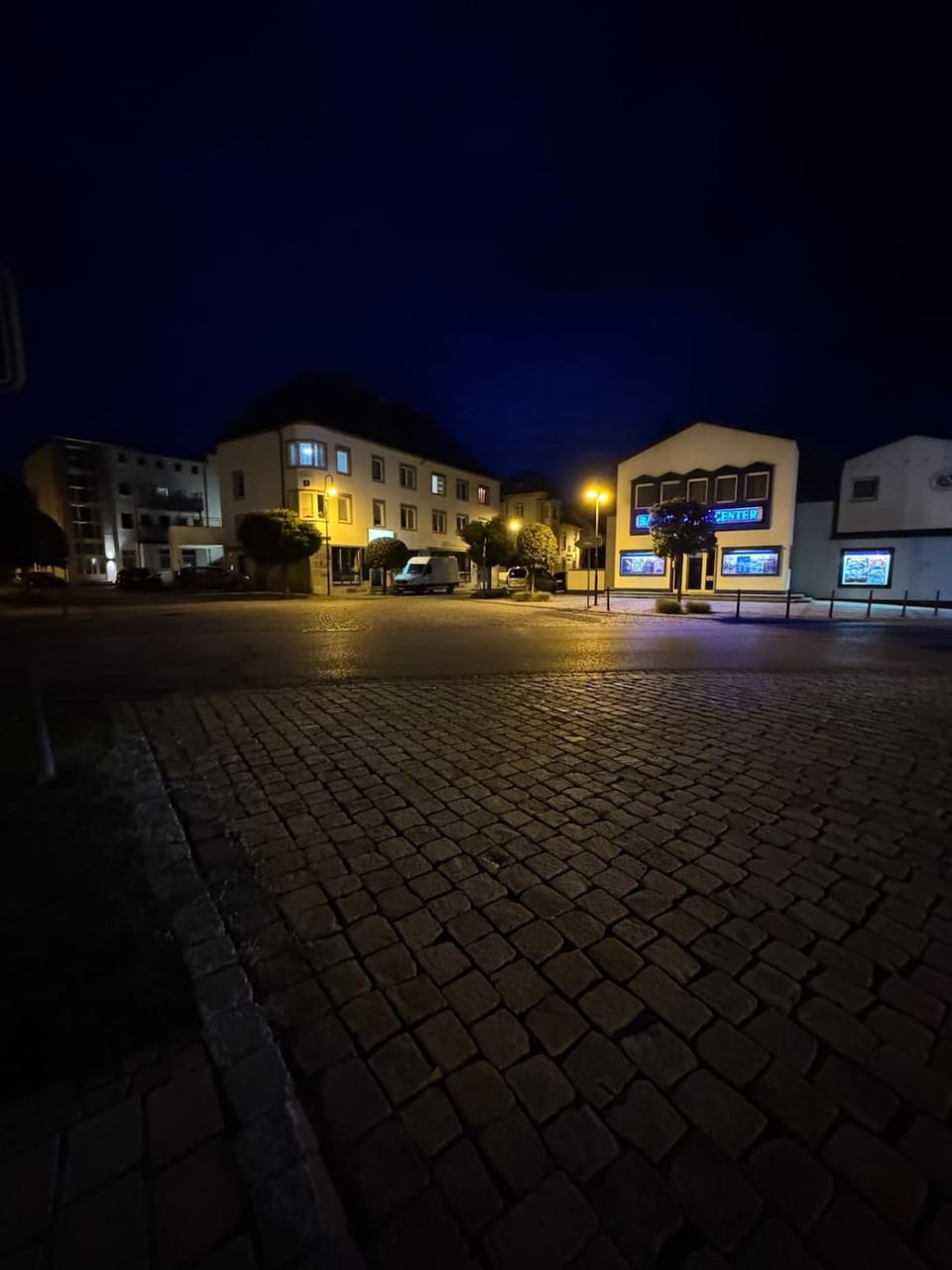 Property building, Night, Neighbourhood, Street view, Location
