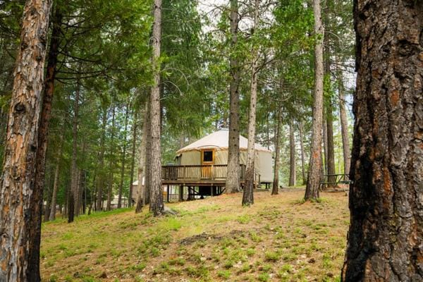 Yosemite Lakes Yurts Campground/ 
RV Resort in Tuolumne County