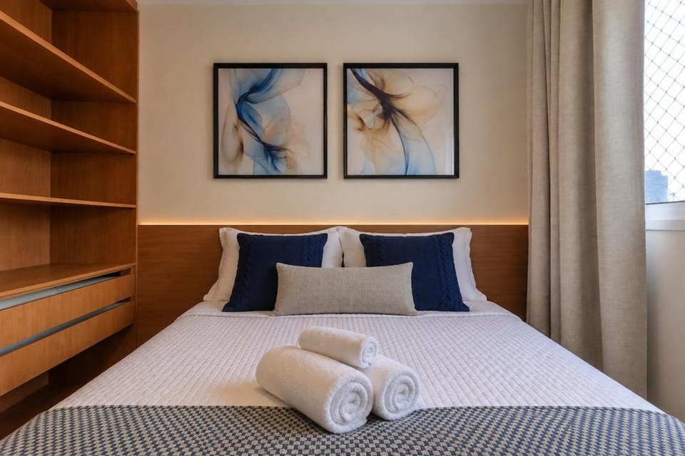 T406 Apartamento Luxo com 2 quartos e Piscina - Próximo Metrô Tolstói Apartment in Sao Paulo City