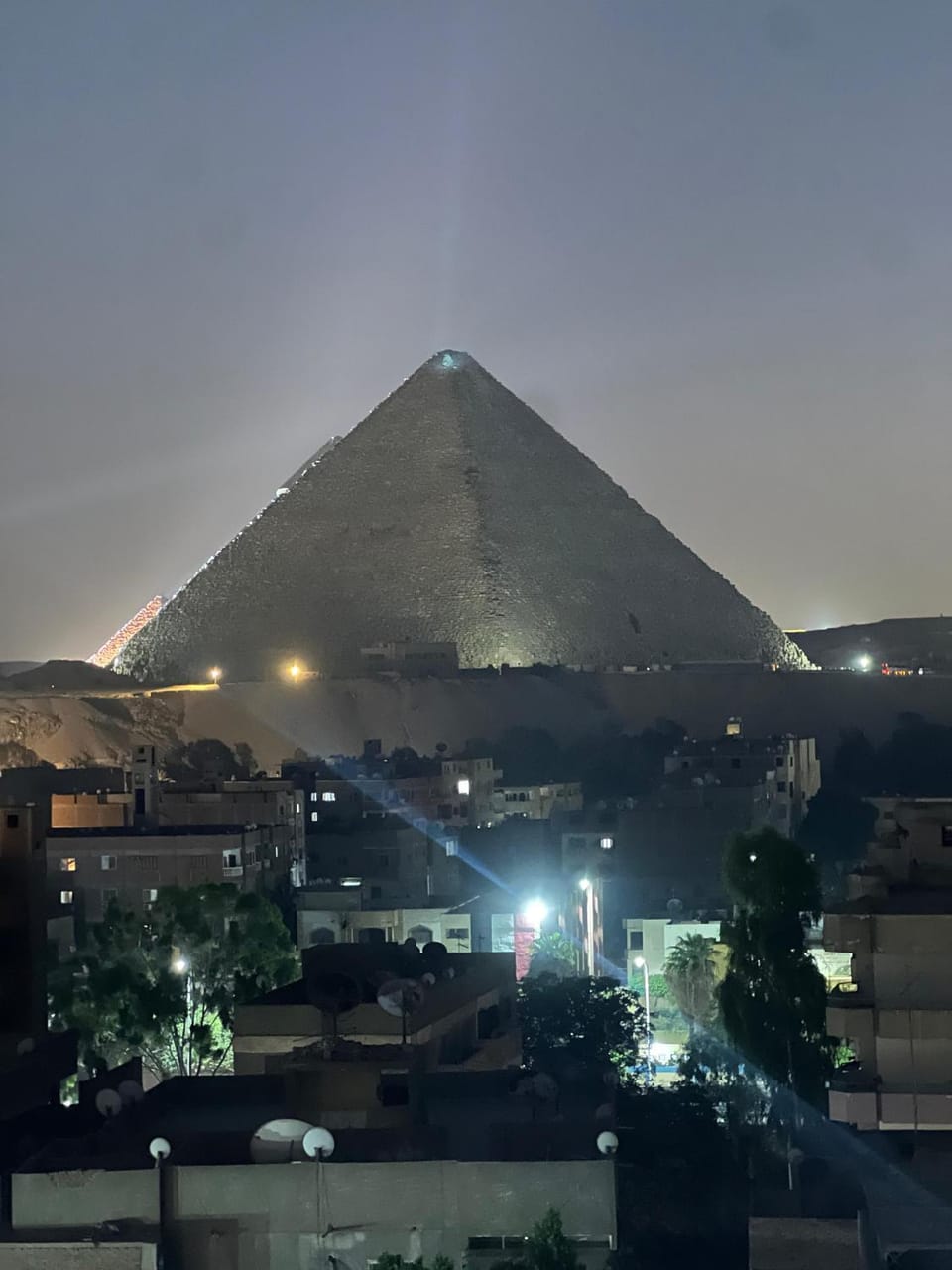 Nearby landmark, Night, Natural landscape, Balcony/Terrace, City view, Mountain view