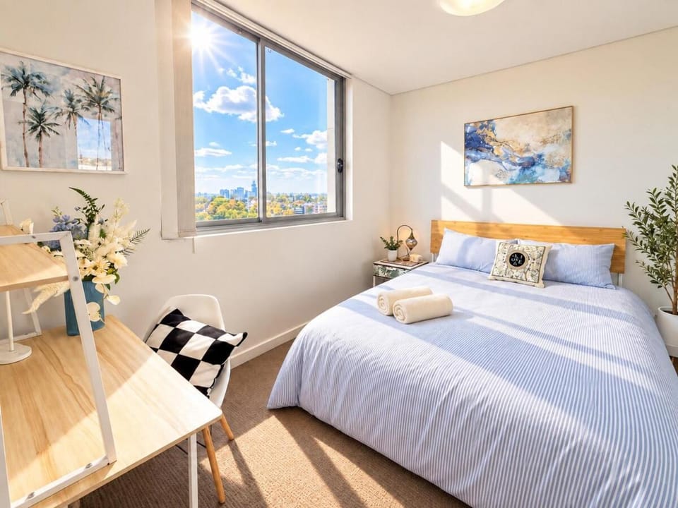Convenient location high-rise luxury apartment Balcony with river view Free parking Air conditioning Apartment in Parramatta
