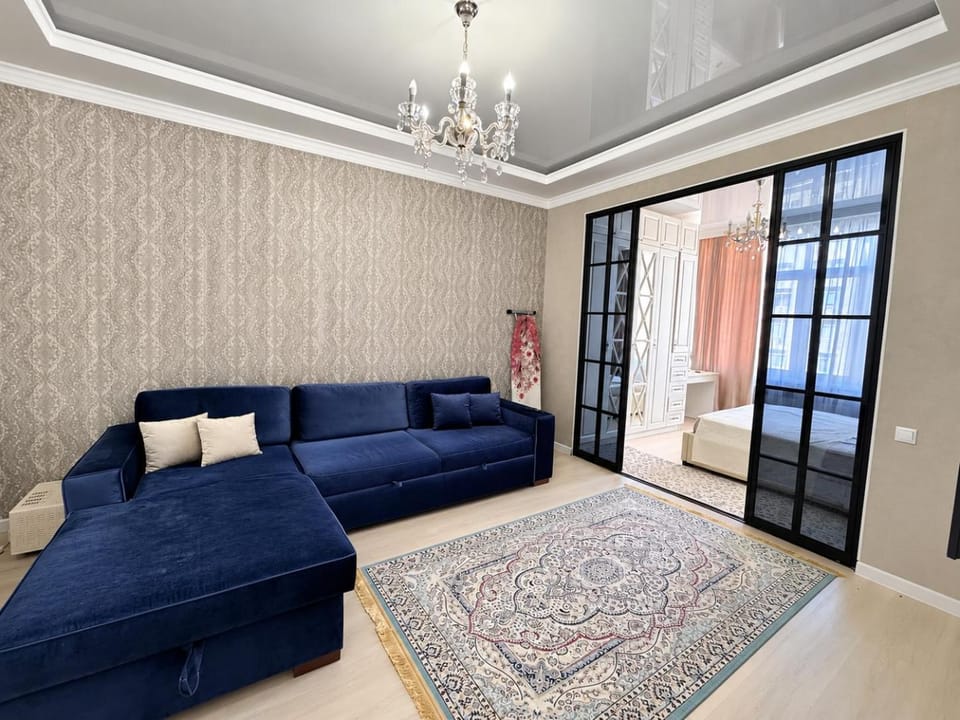 Стильная евродвушка в Астане Apartment in Kazakhstan