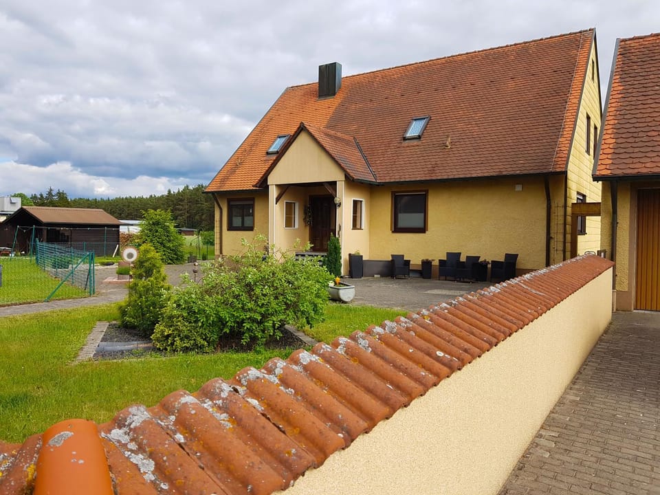 Property building, Garden view